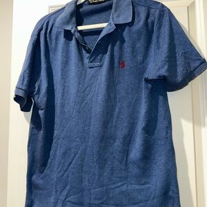 Ralph Lauren UNISEX Navy Polo Shirt with Red Logo